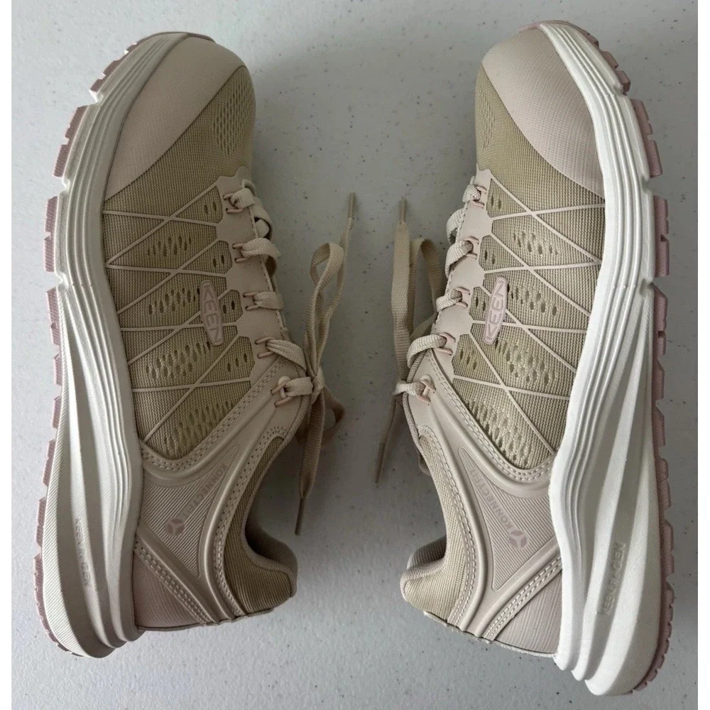 KEEN Utility Vista Energy Composite Toe Work Shoes Beige Women's Size 10M